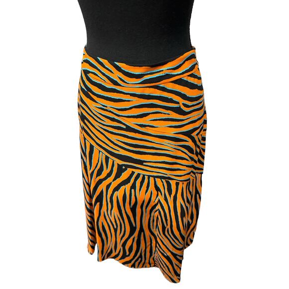 NWT! DVF Diane von Furstenberg Zebra Animal Print Lilo Skirt - Size 8 - Picture 9 of 12